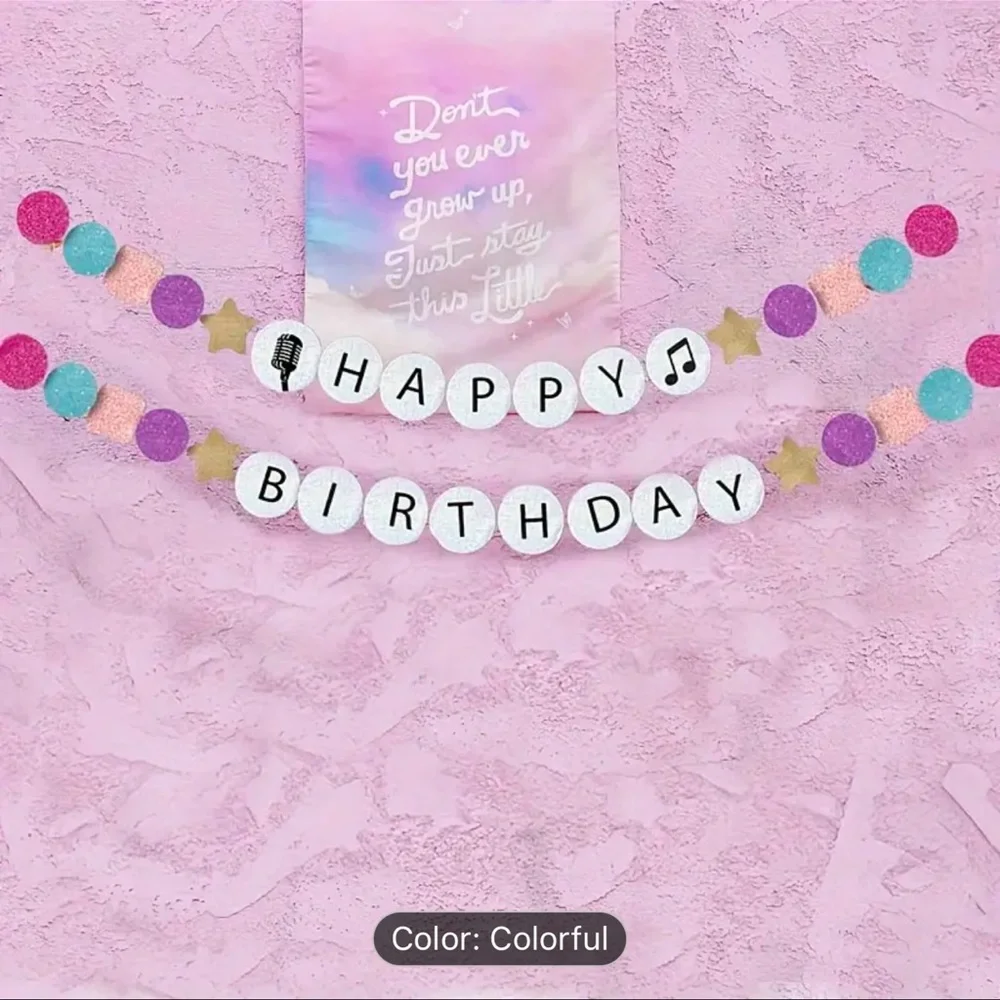 Friendship Bracelet Birthday Banner